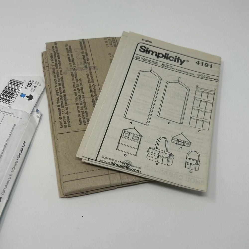 Simplicity Simply Teen Room Organizers Uncut #4191